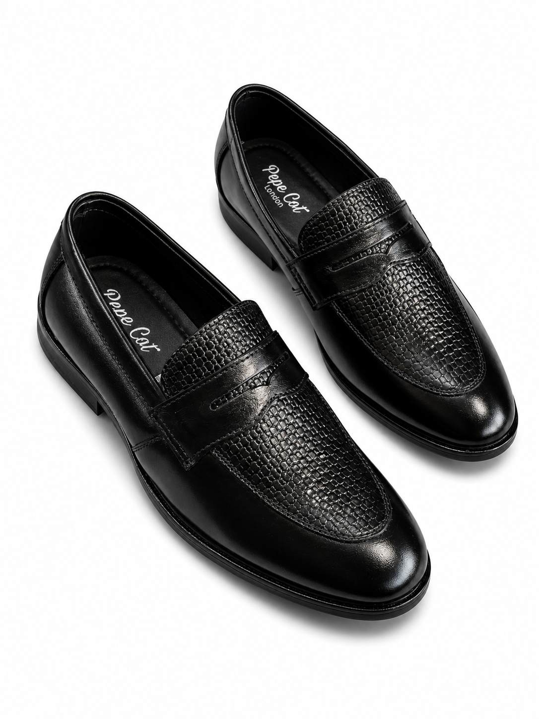Foreign Shoes Premium Genuine Leather Penny Loafer Shoes for Men | Formal, Office & Party Wear | Dark Brown
