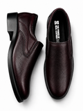 Foreign Shoes Genuine Leather Formal Slip-On Shoes for Men | Elegant & Comfortable Office Wear |Light Weight
