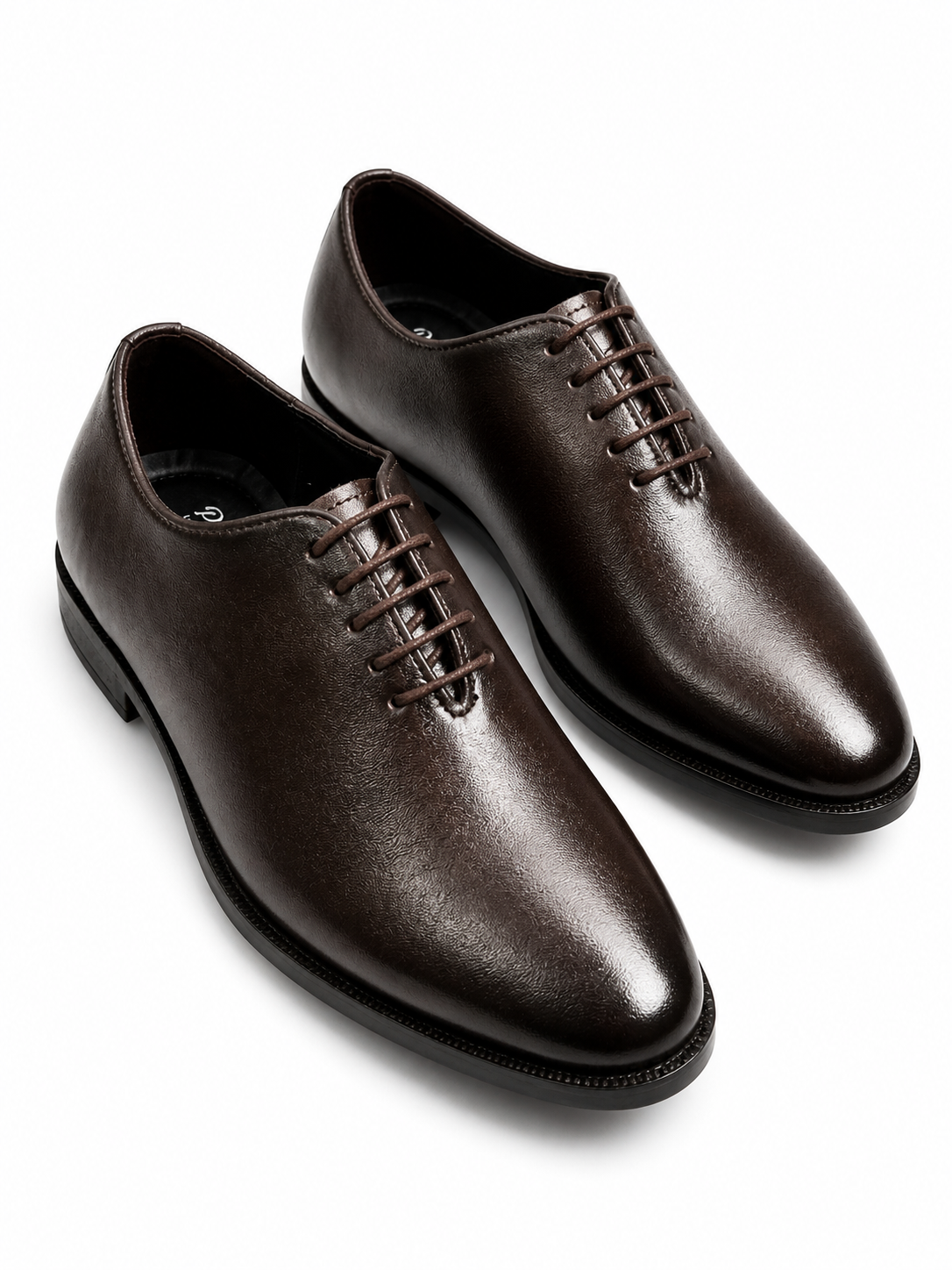 Foreign Shoes Wholecut Single Piece Genuine Leather Formal Shoes for Men
