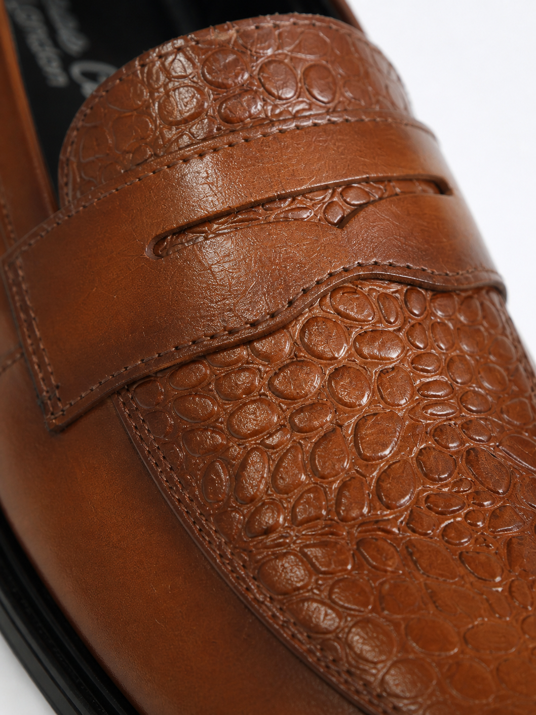 Foreign Shoes Premium Genuine Leather Penny Loafer Shoes for Men |Slip-On Formal, Office & Party Wear | Dark Brown
