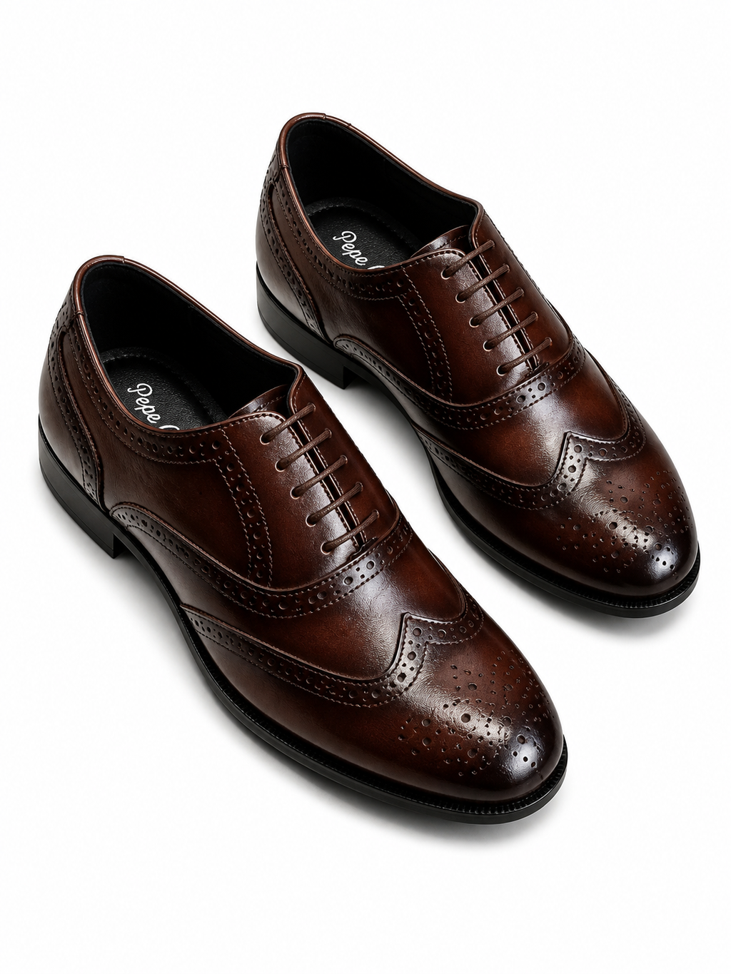 Foreign Shoes Premium Pure Leather Formal Brogue Shoes for Men | Party Wear & Office Wear